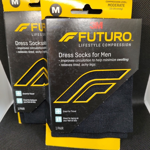 2 units of 3M Futuro Compression Socks - Picture 1 of 4